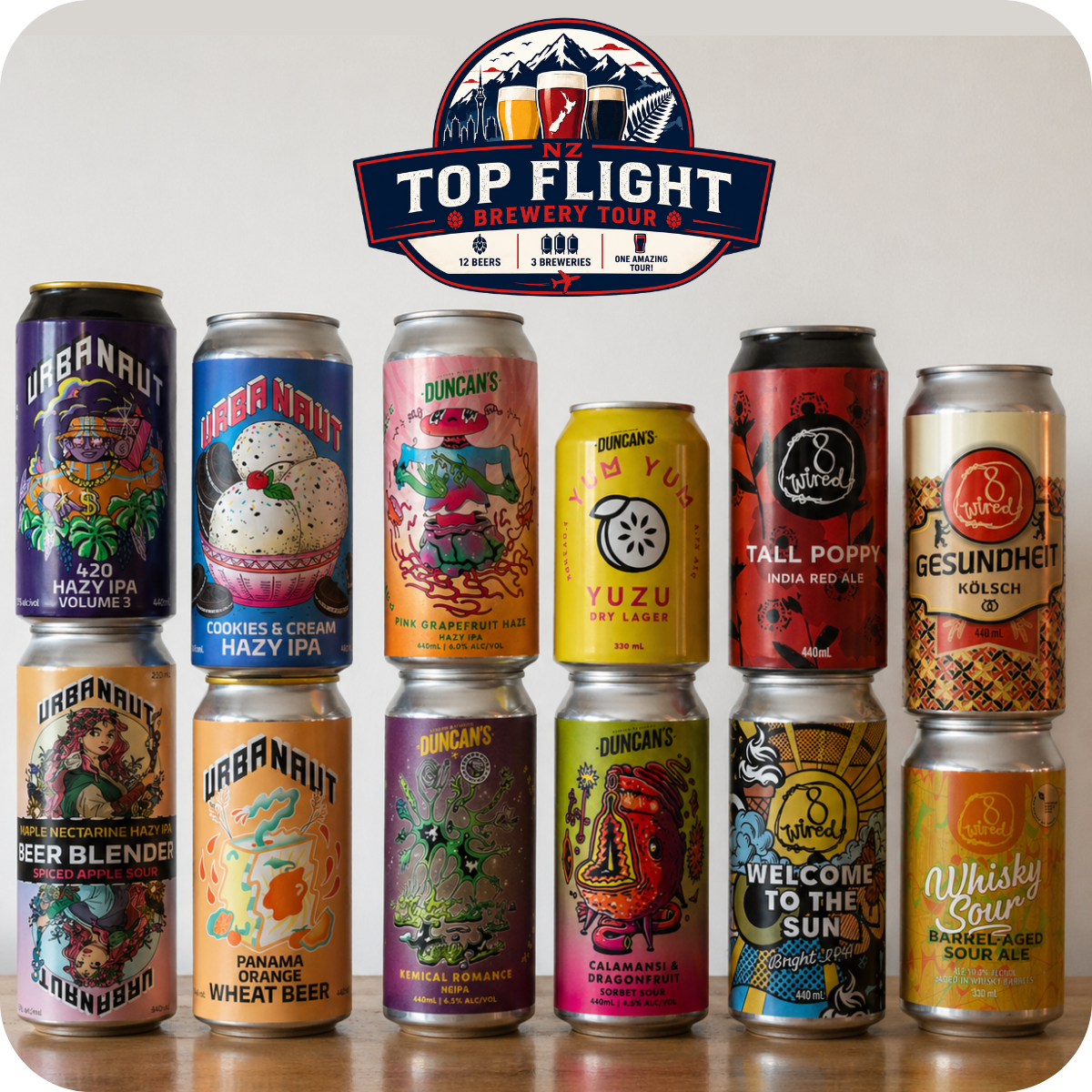 *2 Month Gift - Topflight Brewery Tour™ (Includes Shipping)
